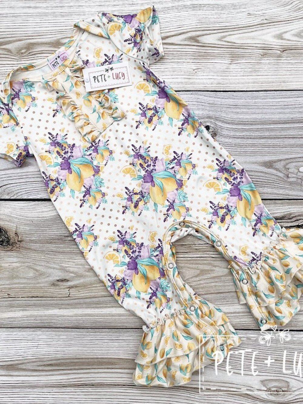 Lemon Garden Romper